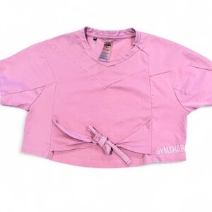 Gymshark Ori Tie Front Crop Top Women's Small